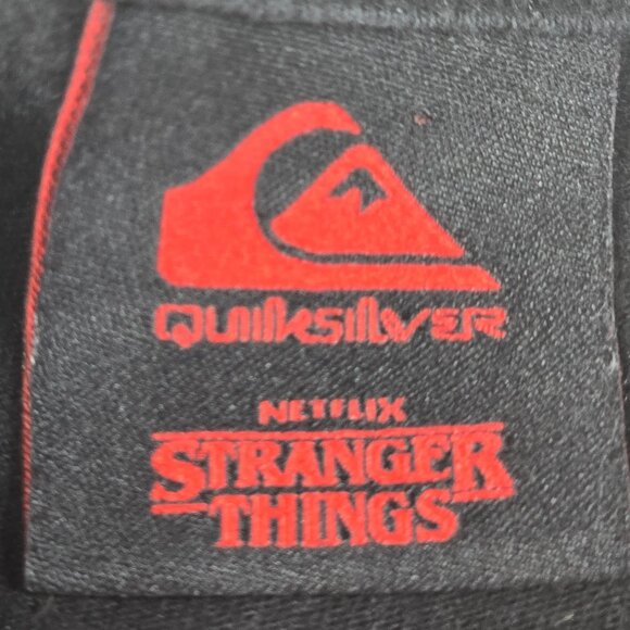 Quiksilver Netflix Stranger Things Hellfire Club 1986 Tour Long Sleeve T-Shirt L - Picture 5 of 9